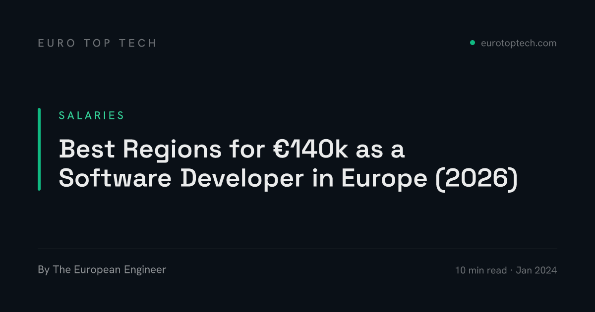 Best Regions for €140k as a Software Developer in Europe (2026) | Euro ...