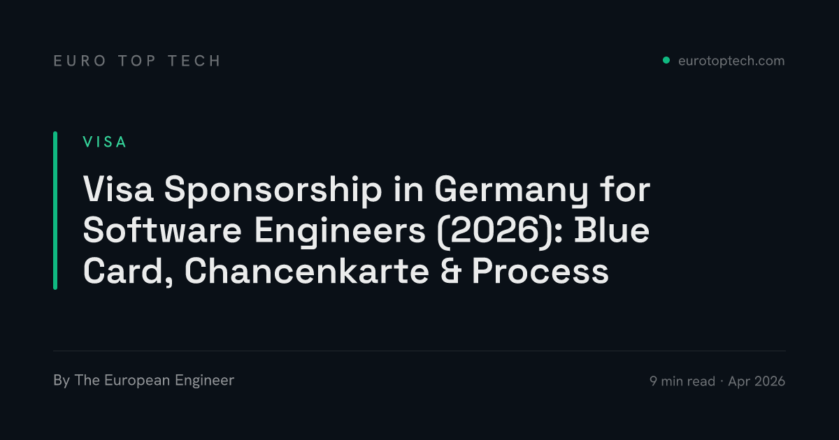 Visa Sponsorship in Germany for Software Engineers (2026): Blue Card ...