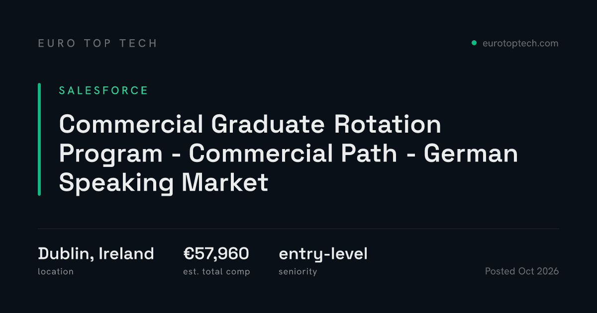 Commercial Graduate Rotation Program - Commercial Path - German ...